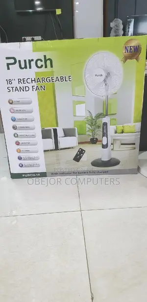 Purch 18" Rechargeable Stand Fan