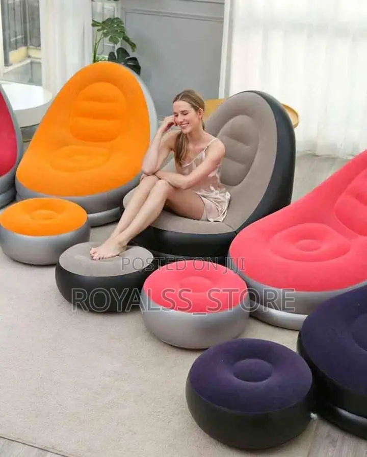 Inflatable Sofa With Foot Relaxation