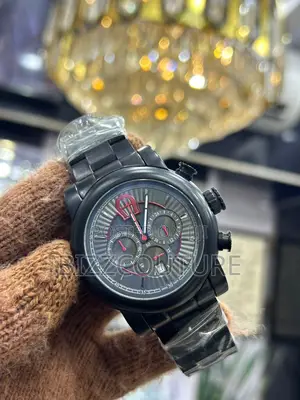 Original Aginer Chronograph Black Chain Watch Is Available