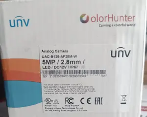 Unv 5mp Analogue Camera Uac B125 Afm W