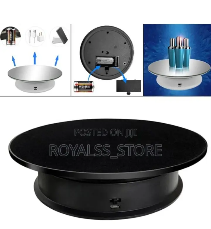 360 Rotating Turntable Display Stand Usb Powered