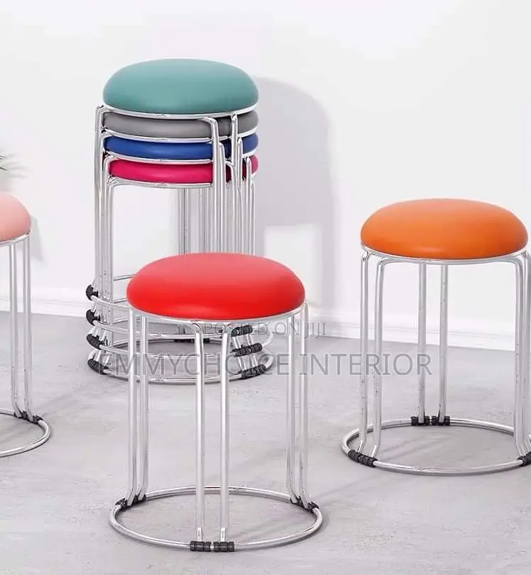 Stools With Iron Base