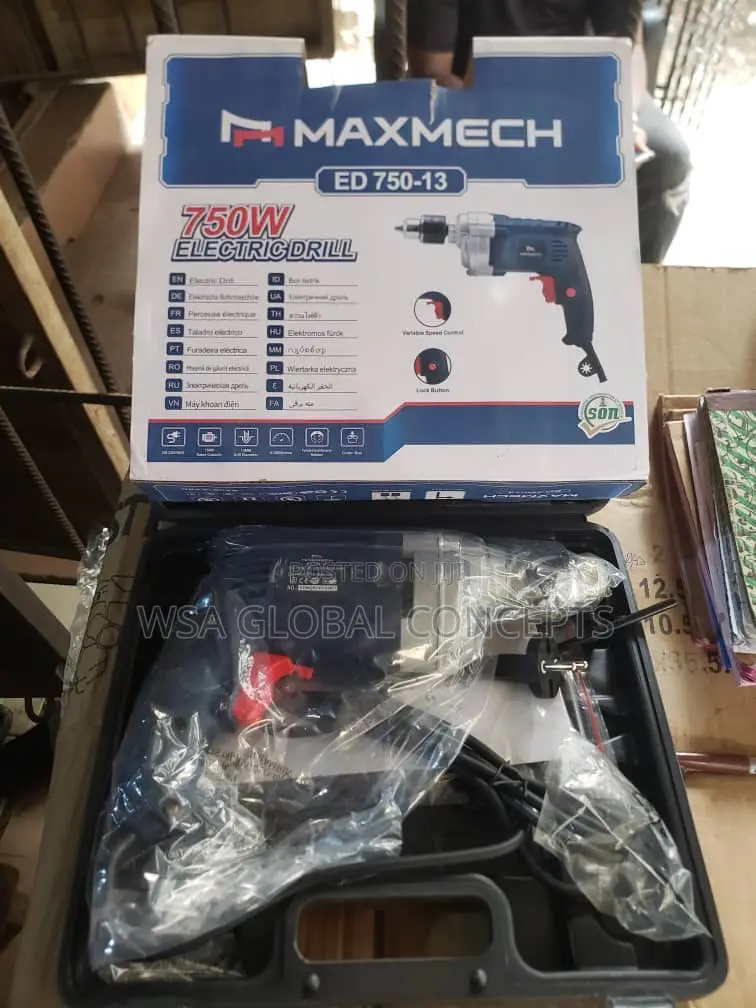 750 Watts Maxmech Electric Drill
