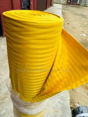 Jacquard Yellow Bedsheets Fabrics