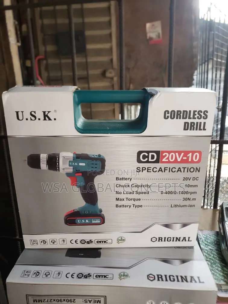 20 Volts Cordless Drill Machine