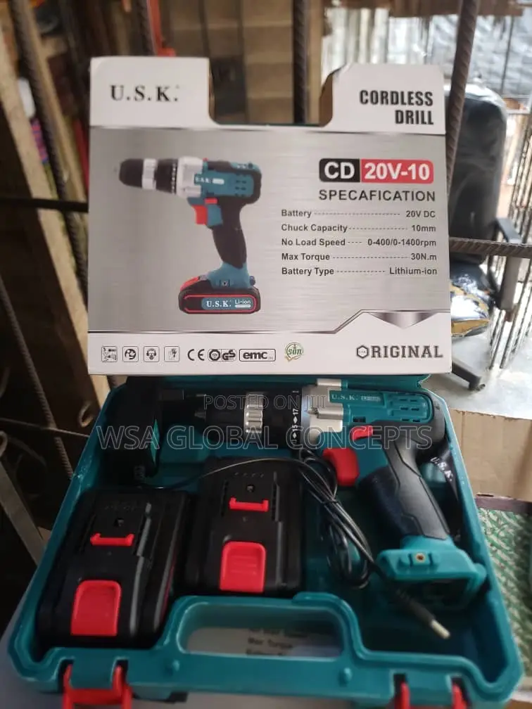 20 Volts Cordless Drill Machine