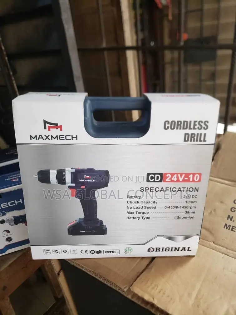24 Volts Maxmech Cordless Drill