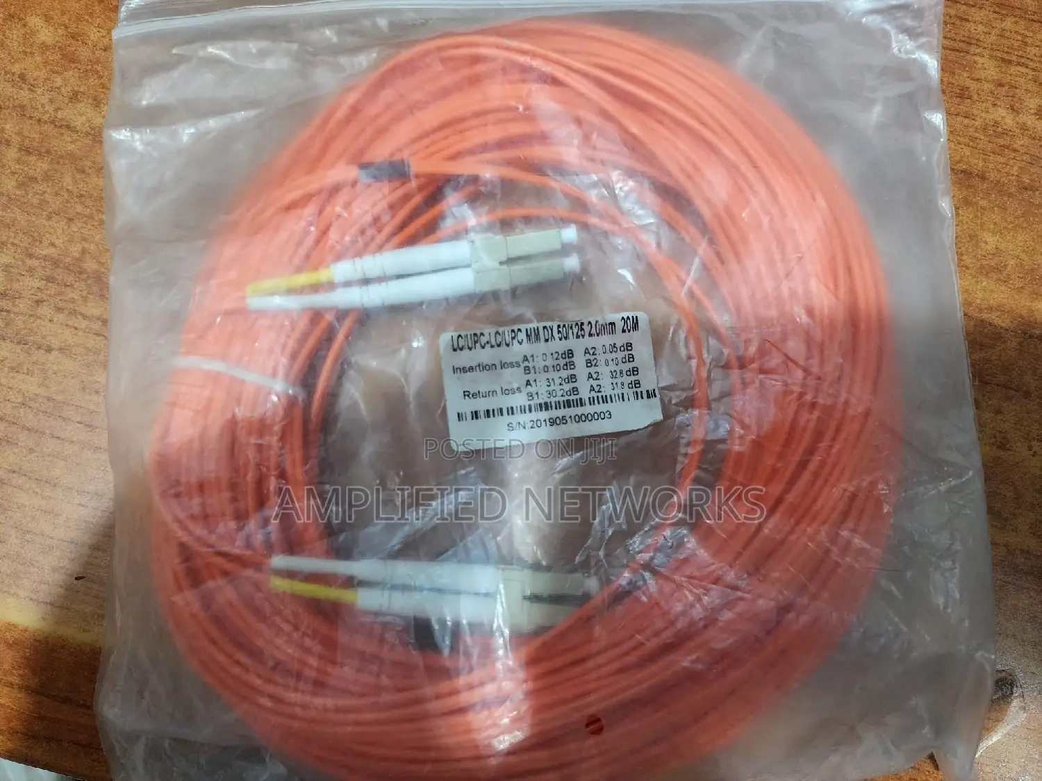 Lc-Lc 20m Multimode Fiber Patch Cord