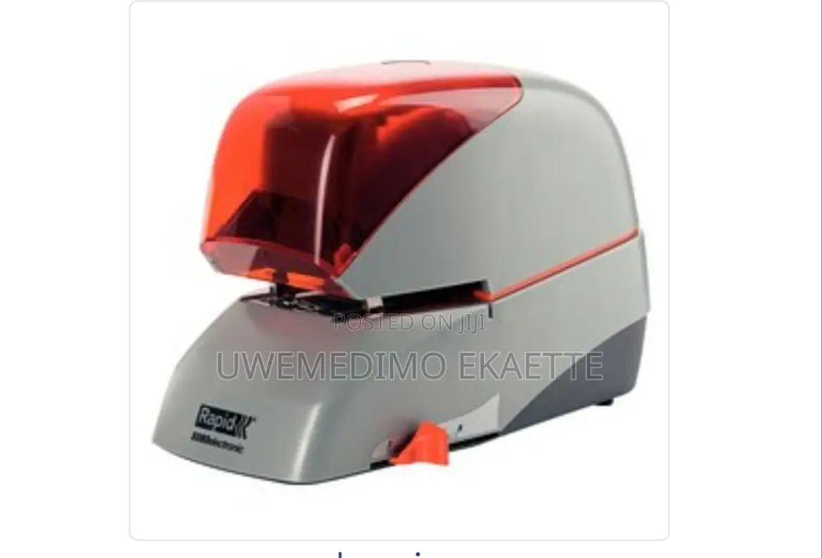 1 Rapid 5080e Electric Heavy Duty Stapler, and 2 Rapid 106e