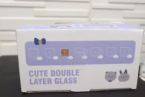 Cute Bear Double-Layer Coffee Mug Double Glass Cup