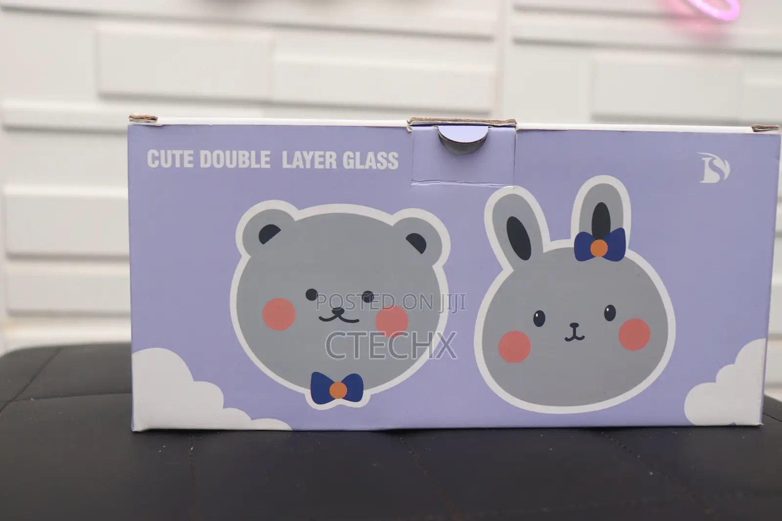 Cute Bear Double-Layer Coffee Mug Double Glass Cup