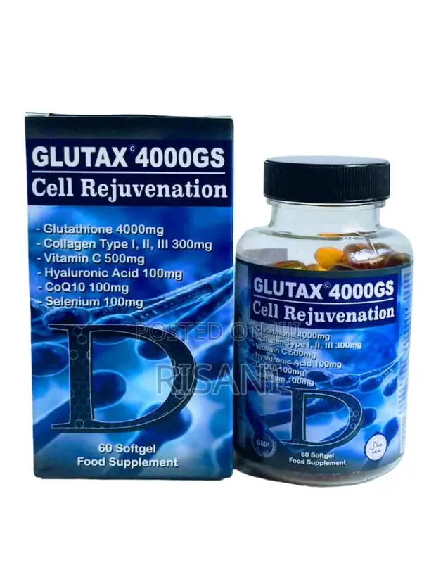 Glutax 4000gs Cell Rejuvenation 60 Softgel for sale