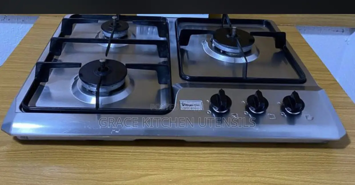 Stainless 3 Burner Gas Cooker