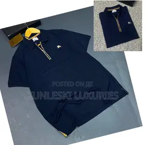 Original Burberry Collar Neck T-Shirt Collections