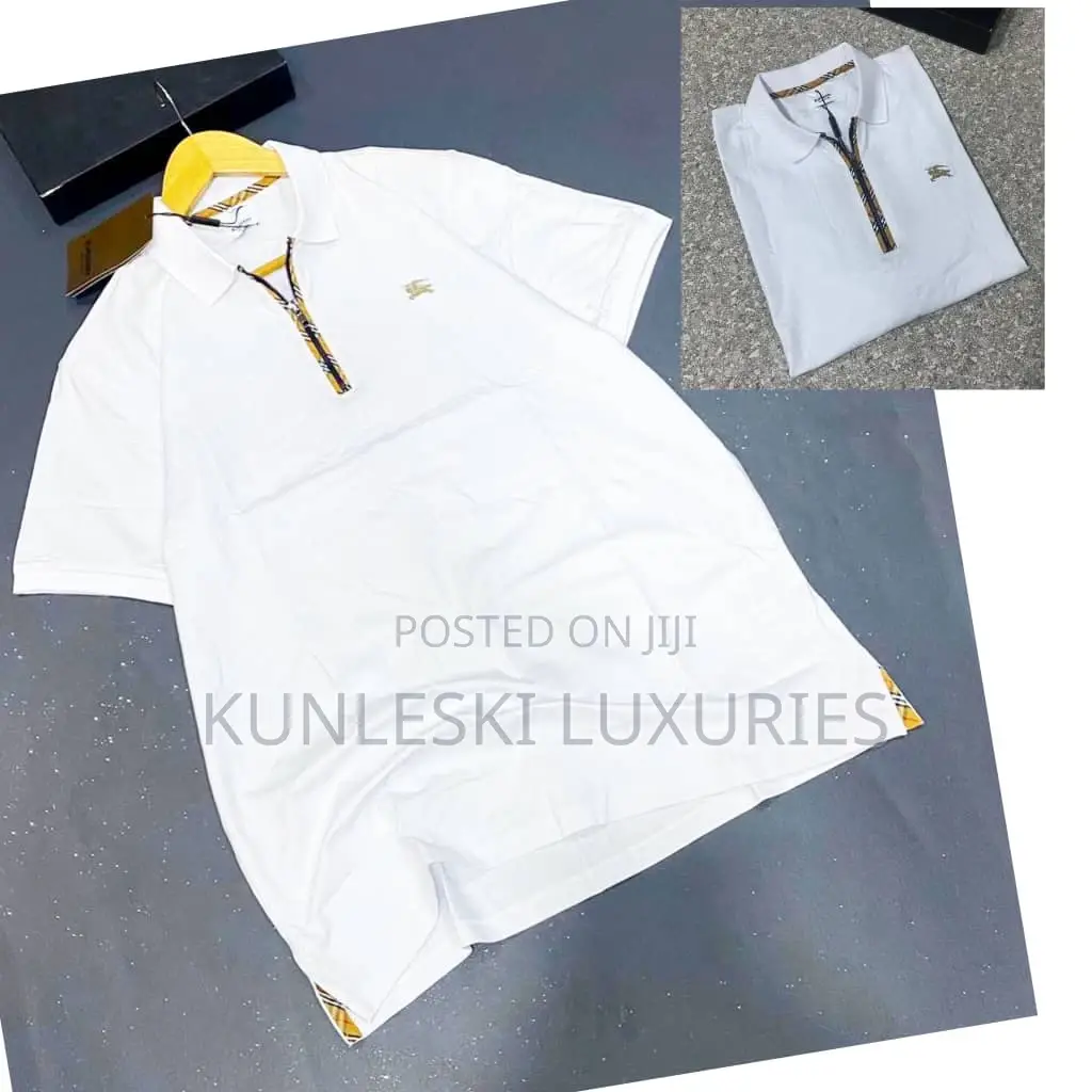 Original Burberry Collar Neck T-Shirt Collections