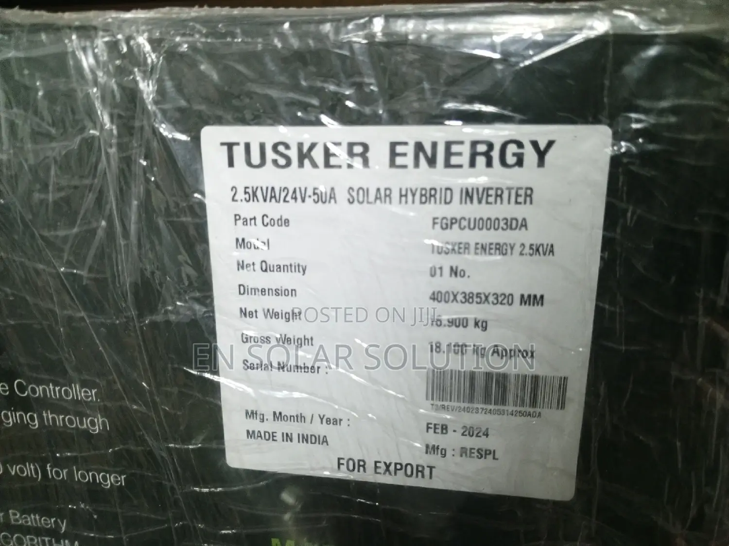 2.5kva 24v (Hybrid) Inverter Power System Available