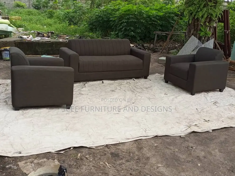 7 Sitter Set Dark Gray Couch