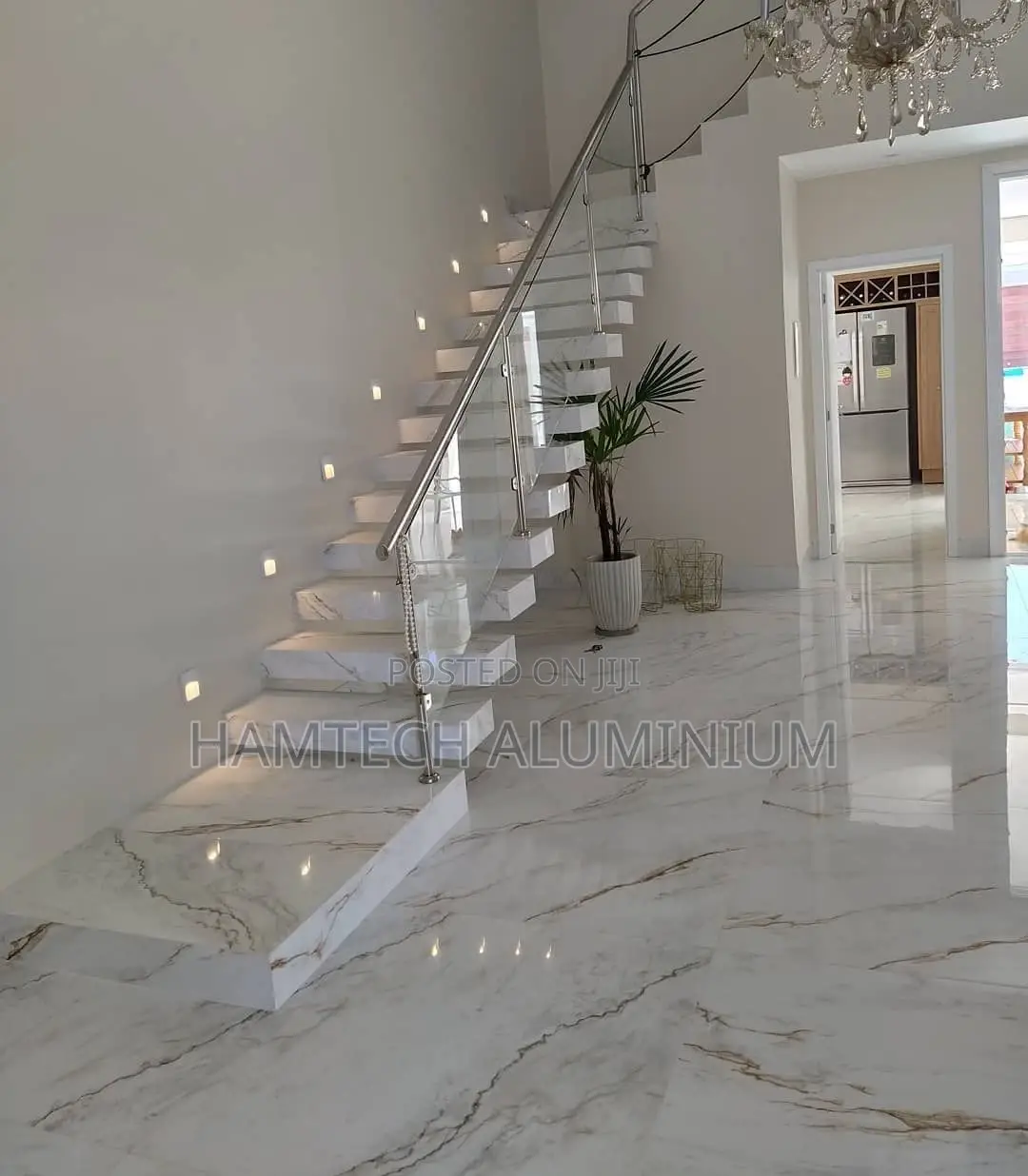 10mm Thick Plan Tempered Glass Handrail