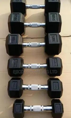 Brand New Hexagon Dumbbell 3000 Per 1 Kg