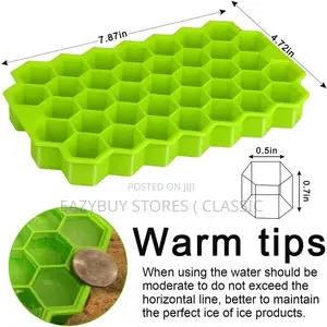 Silicone,Ice Cube Moulds Maker 37 Cavity Silicon Ice Tray