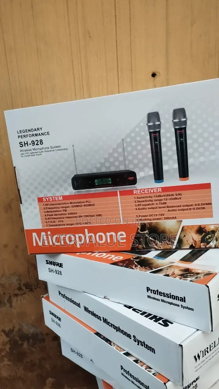 Shure SH-928 Wireless Microphone