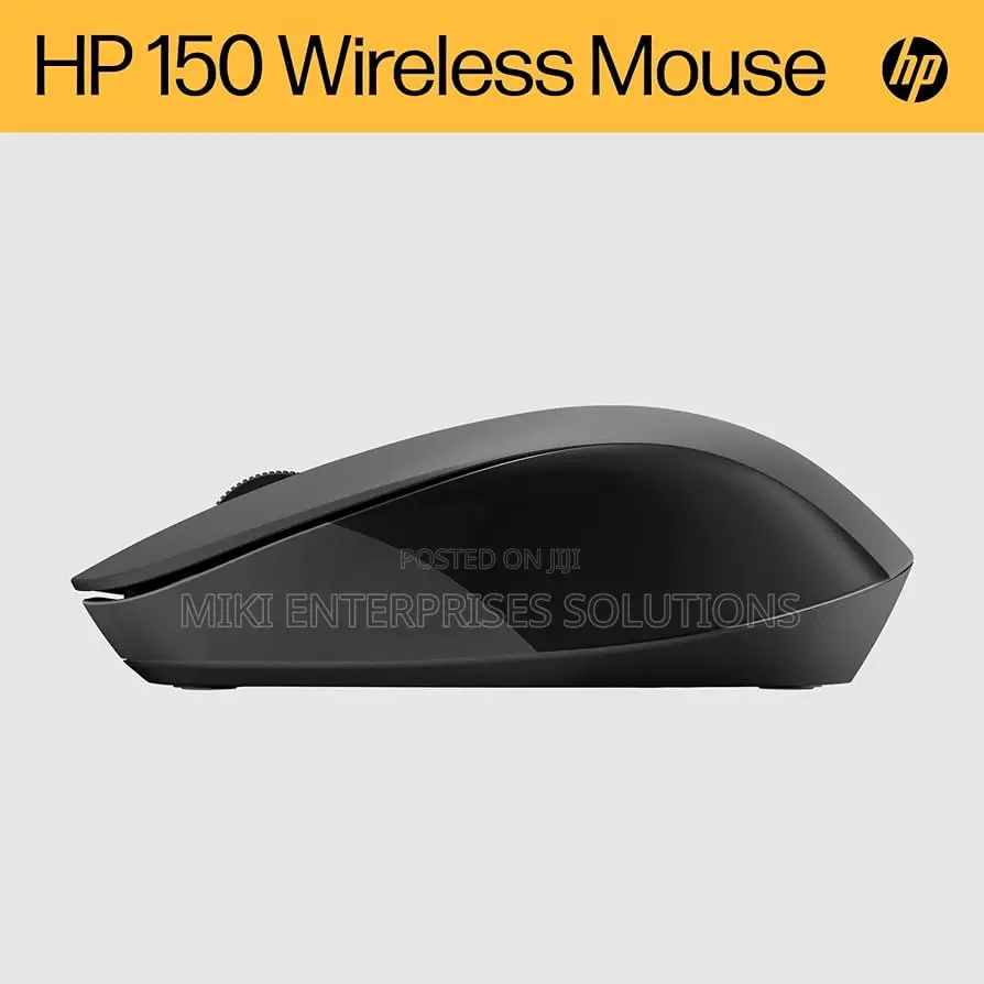 HP 150 Wireless Mouse (Black) - Up to 10 Month Battery