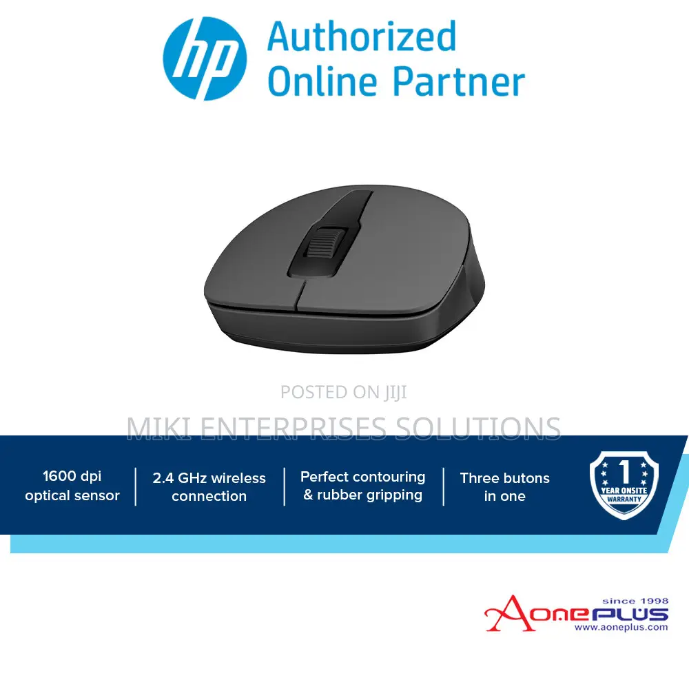 HP 150 Wireless Mouse (Black) - Up to 10 Month Battery
