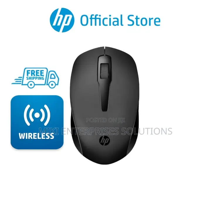 HP 150 Wireless Mouse (Black) - Up to 10 Month Battery