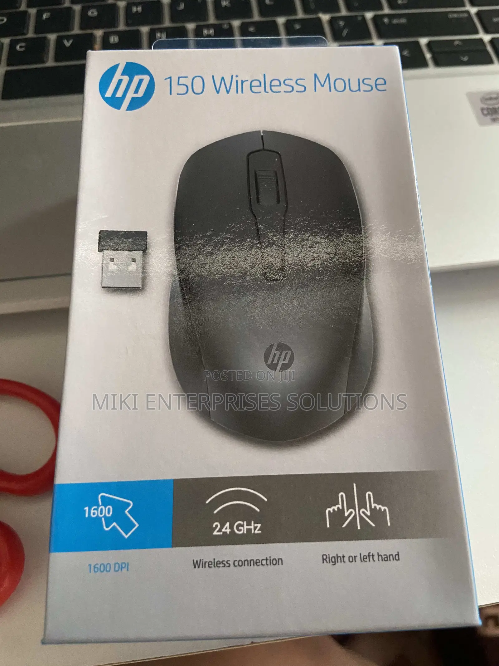 HP 150 Wireless Mouse (Black) - Up to 10 Month Battery