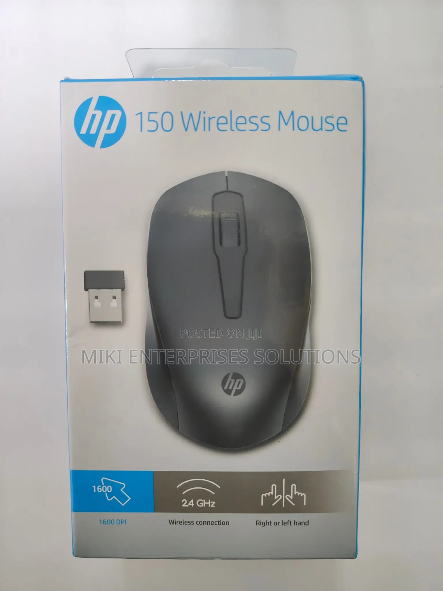 HP 150 Wireless Mouse (Black) - Up to 10 Month Battery