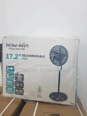 Wow-Win Rechargeable Fan 17.2"(Effective).