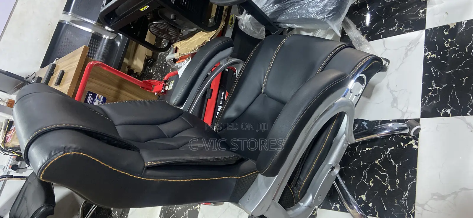 Executive High Back Leather Office Chair