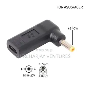 4.0x1.7mm USBC to DC Laptop Power Adapter