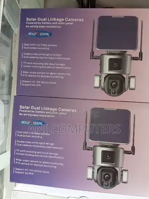 Poly Vision 4g 8mp Solar Dual Lens Linkage Camera 8mp