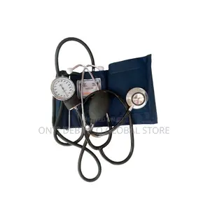 Aneroid Pocket Sphygmomanometer + Stethoscope BP Monitor