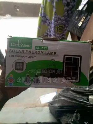Best Quality Cclamp Solar Rechargeable Lamp