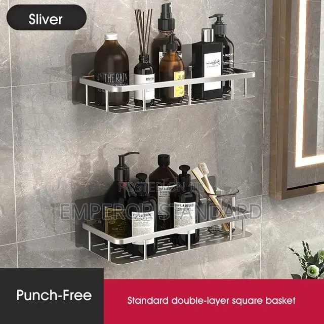 Shelf Shower Wall Rack Bathroom