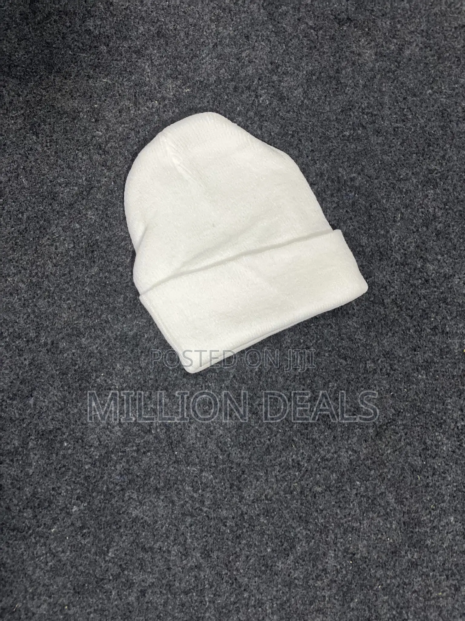 Stylish White Unique Beanie Head Wamer