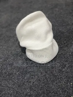 Stylish White Unique Beanie Head Wamer