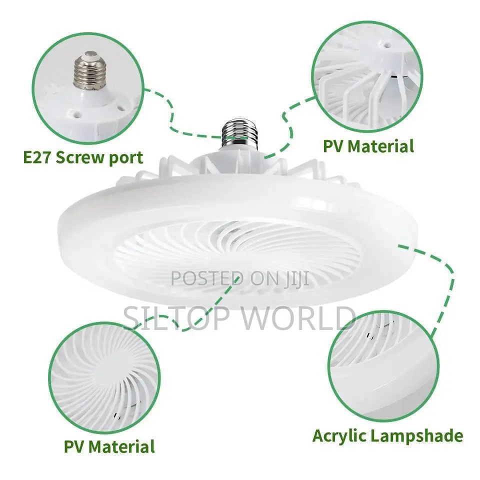 Ceiling Light Fan With Remote Control