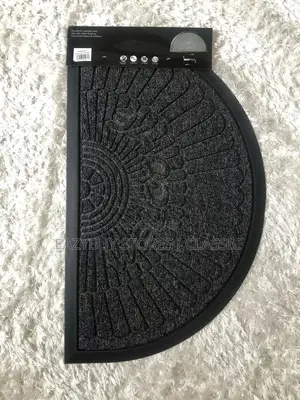 Half Moon Rectangular Style Door Mats Rubber Back