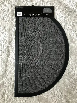 Half Moon Rectangular Style Door Mats Rubber Back