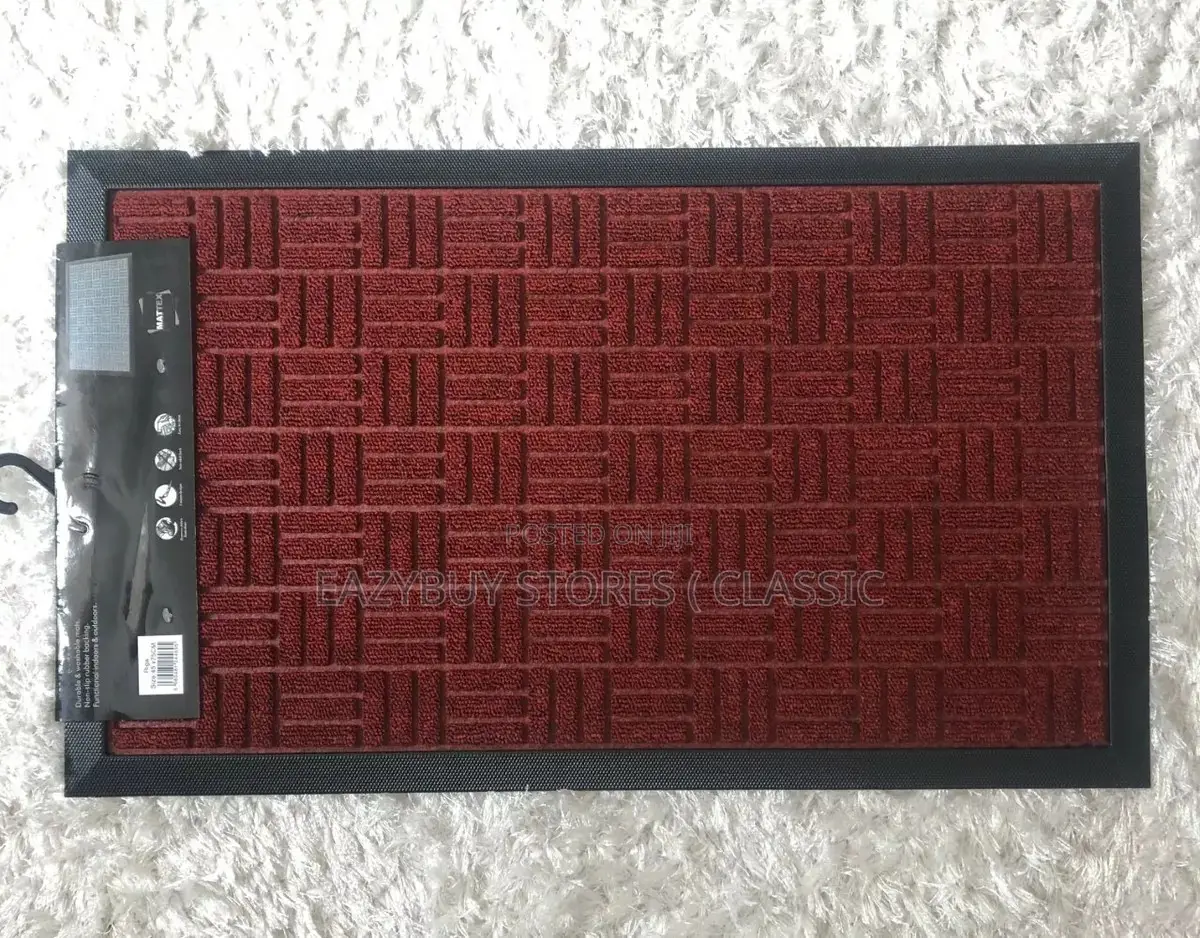 Rectangular Style Door Mats Rubber Back