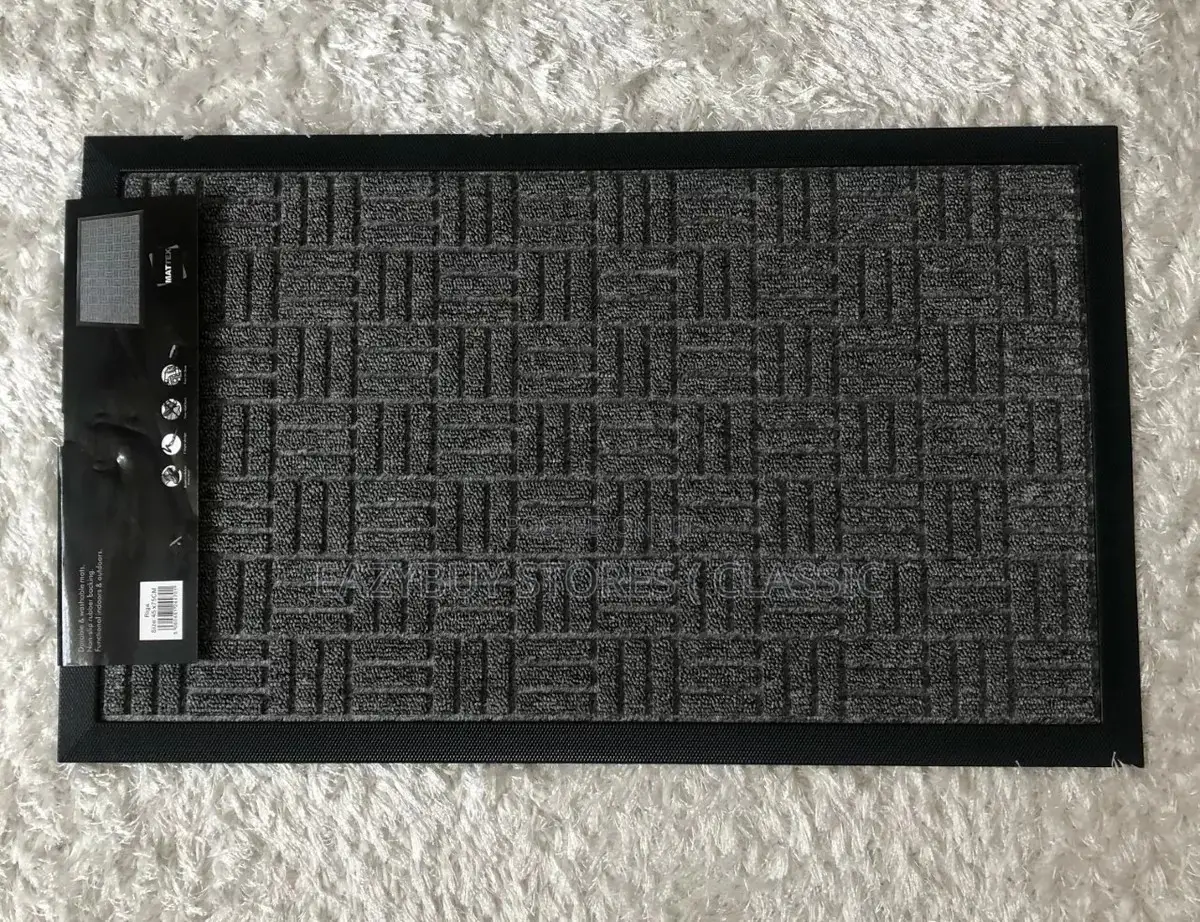 Rectangular Style Door Mats Rubber Back
