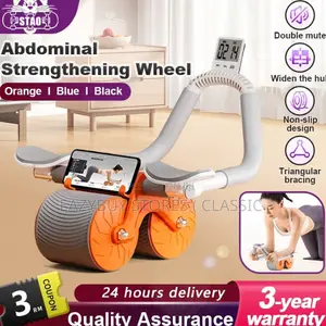 Rebound Abdominal Elbow Support With Free Skipping Rope.