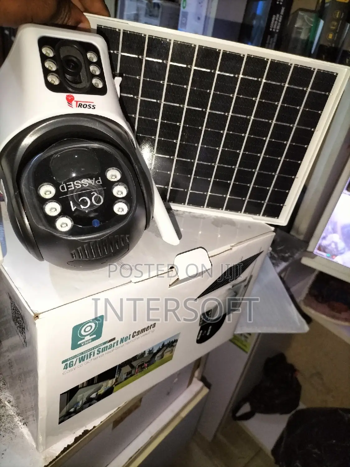 V380pro Solar PTZ 4g Dual Lens Camera
