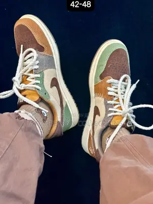 Photo - Zion Williamson X Air Jordan 1 Retro Low OG Vodoo