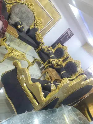 8seater Imported Turkish Royal Fabric Sofa Chair Complete Se