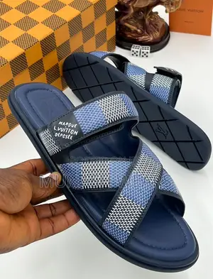 Louis Vuitton Leather Slipers