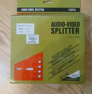 4 Port Av Audio-Video Splitter